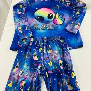 Girls alien pajamas sz. 16 The Children's Place